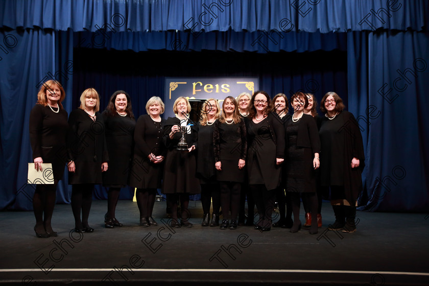 Feis0302109Sun19 
 19
Cup Winners Cor Lae Nua

Class: 76: The Wm. Egan Perpetual Cup Adult Sacred Choral Group or Choir Two settings of Sacred Words.

Feis Maiti 93rd Festival held in Fr. Matthew Hall. EEjob 03/02/2019. Picture: Gerard Bonus.