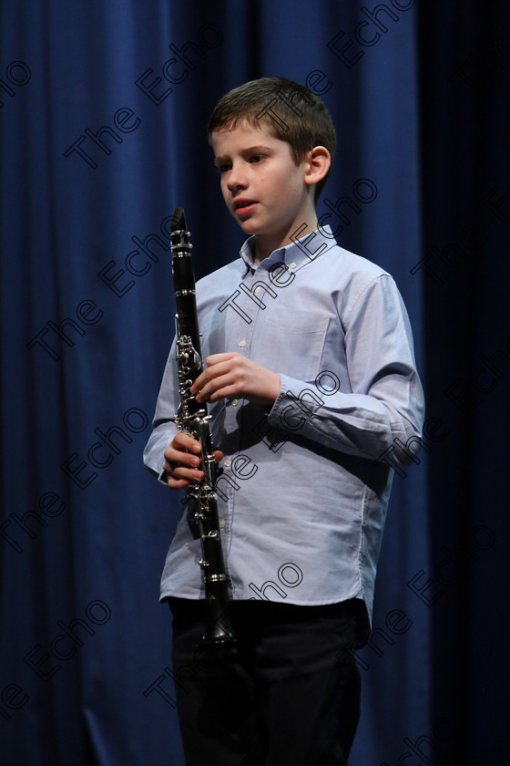 Feis30012018Tueo13 
 13
Robert OHalloran introducing his contrasting piece.
 EEjob 30/01/2018 
Feis Maiti 92nd Festival held in Fr. Matthew Hall 
Picture: Gerard Bonus

Instrumental Music. 
Class: 214: The Casey Perpetual Cup Woodwind Solo12 years and Under.