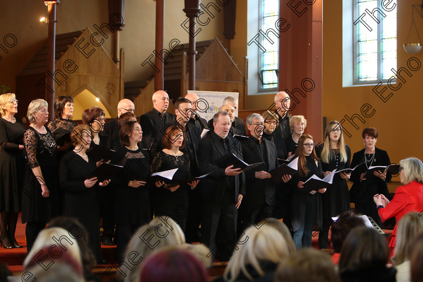 Feis04022018Sun41 
 40~45
Gaudate conducted by Pat Sheehan-Corbett.
 Holy Trinity Capuchin Church Adult Choirs Class: 76: The Wm. Egan Perpetual Cup Adult Sacred Choral Group or Choir Feis Maiti 92nd Festival held in Fr. Matthew Hall. EEjob 02/02/2018 Picture: Gerard Bonus.