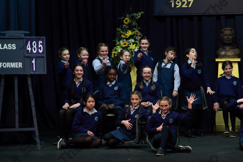 Feis13032019Wed27 
 25~29
Scoil Mhuire Junior School Wellington Road performing.

Class: 485: Action Verse The OBrien Perpetual Cup 5th Class (a) Embrionic Megastars Brian Patten (b) Own Choice.

Feis Maiti 93rd Festival held in Fr. Mathew Hall. EEjob 13/03/2019. Picture: Gerard Bonus.