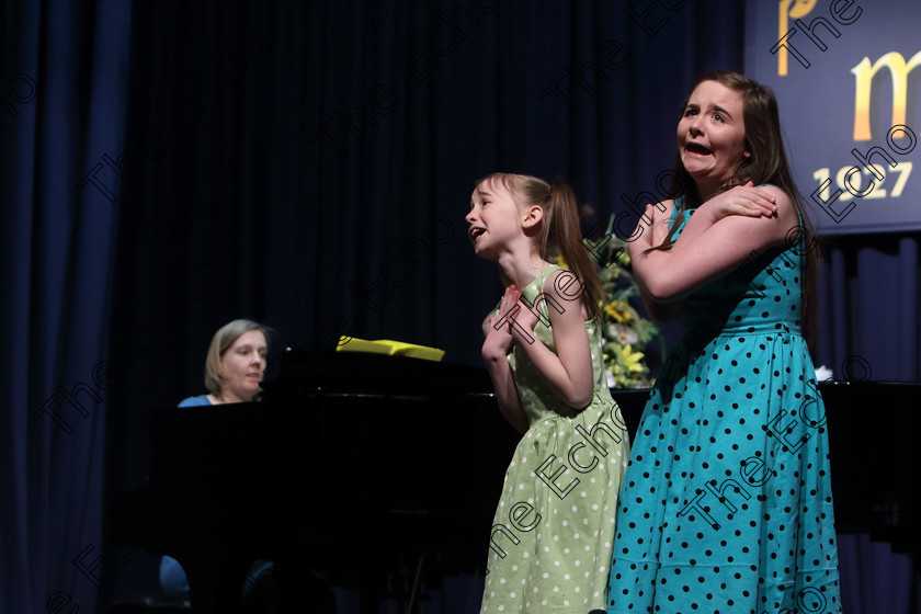 Feis27032018Tue74 
 65~69
A fabulous 90 marks for the family of Faye, Sophia and Charlotte Herlihy from Ballinhassig performed in the Family Class A programme of own choice not to exceed 10 minutes they called it Sisterhood every adjudicator at this years Feis awarded the top mark of 90 points to one or two acts, many adjudicators dont give the highest score in years of adjudicating, reflecting the very high standard going through the doors of Fr. Mathew Hall. 
 Feis Maiti 92nd Festival held in Fr. Mathew Hall. EEjob 28/03/2018 Picture: Gerard Bonus