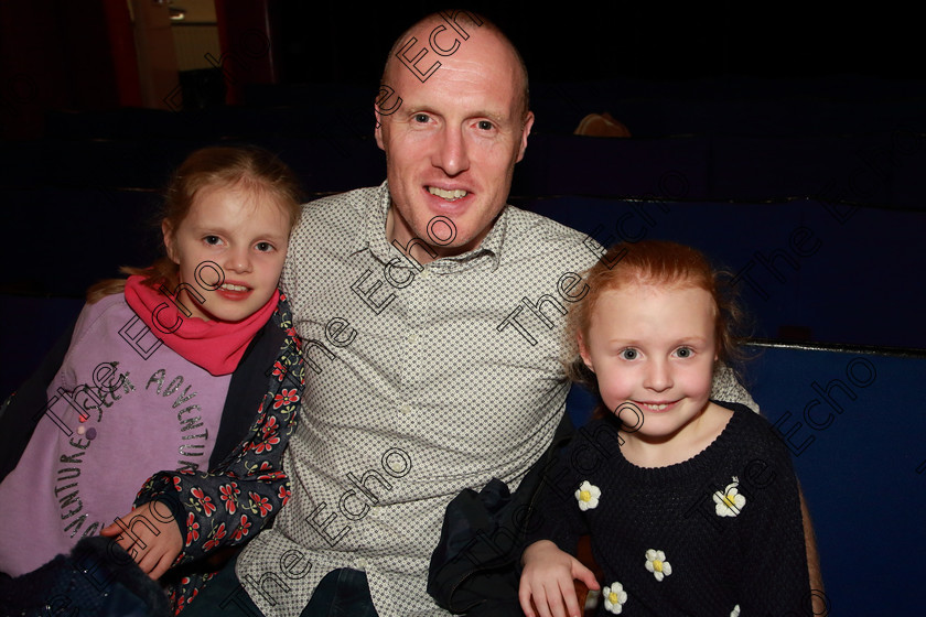 Feis23032019Sat45 
 45
Performer Claire ORegan from Douglas with her sister Meave and Dad Morgan.

Class: 369: Solo Verse Speaking Girls 6 Years and Under Section 2 Either Ice Cone Island Bernard Lodge or Night Fright Marian Swinger.

Feis Maiti 93rd Festival held in Fr. Mathew Hall. EEjob 23/03/2019. Picture: Gerard Bonus.