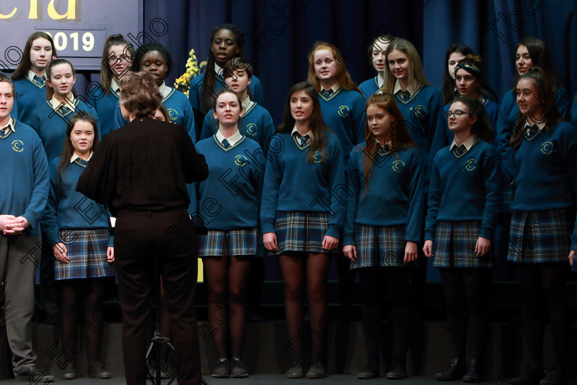 Feis27022019Wed65 
 64~66
Glanmire Community School singing Fly Me To The Moon.

Class: 81: The Father Mathew Perpetual Shield Part Choirs 19 Years and Under Two contrasting songs.

Feis Maiti 93rd Festival held in Fr. Mathew Hall. EEjob 27/02/2019. Picture: Gerard Bonus