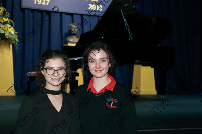 Feis31012018Wed19 
 Anna Morrissey from Liamlara and Risn OSullivan from Douglas performed Piano Duet Class 172: 16 years and under. Feis Maiti 92nd Festival held in Fr. Matthew Hall. EEjob 31/01/2018 Picture: Gerard Bonus