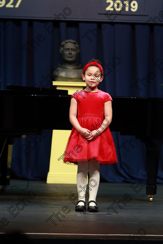 Feis26022019Tue07 
 7
Deirdre Sophia Considine from Glanmire giving a 3rd place performance.

Class: 56: 7 Years and Under arr. Herbert Hughes Little Boats (Boosey and Hawkes 20th Century Collection).

Feis Maiti 93rd Festival held in Fr. Mathew Hall. EEjob 26/02/2019. Picture: Gerard Bonus