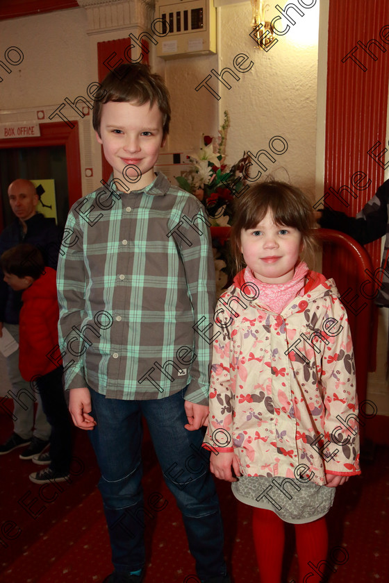 Feis23032019Sat60 
 60
Performer Jan Pilewski from Douglas with his sister Gabriella,

Class: 381: Solo Verse Speaking Boys 8 Years and Under Section 2 Either: My Grannies June Crebbin. Or: The Things Id Like to Do Enid Barraclough

Feis Maiti 93rd Festival held in Fr. Mathew Hall. EEjob 23/03/2019. Picture: Gerard Bonus.