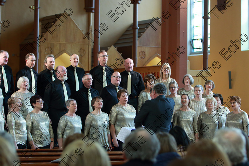 Feis0302109Sun13 
 12~15
Cor Maigh Ealla Choir singing Rejoice in the Lord conducted by Peter Dineen

Class: 76: The Wm. Egan Perpetual Cup Adult Sacred Choral Group or Choir Two settings of Sacred Words.

Feis Maiti 93rd Festival held in Fr. Matthew Hall. EEjob 03/02/2019. Picture: Gerard Bonus.