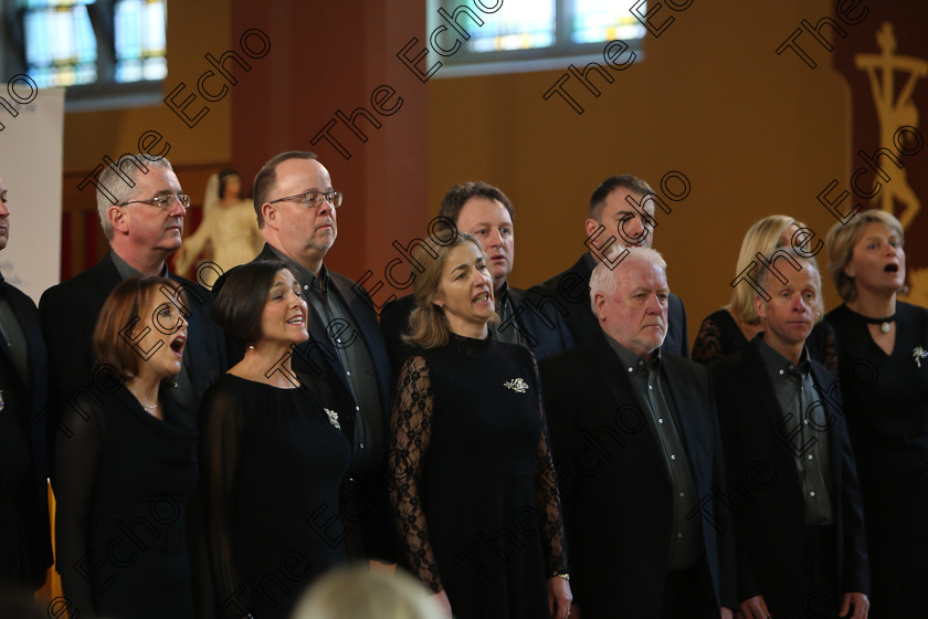 Feis04022018Sun70 
 63~70
Douglas Harmonia performing.
 Holy Trinity Capuchin Church Adult Choirs Class: 78: The Lynch Memorial Perpetual Cup Adult Vocal Choirs Two Contrasting Songs Feis Maiti 92nd Festival held in Fr. Matthew Hall. EEjob 02/02/2018 Picture: Gerard Bonus.