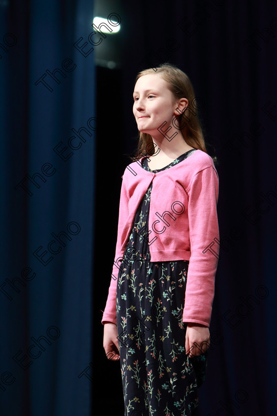 Feis19032019Tue12 
 12
Eliza Dunford performing.

Class: 364: Solo Verse Speaking Girls 11 Years and Under Section 2 Either: Cat Mary Britton Miller or: The Dark James Carter.

Feis Maiti 93rd Festival held in Fr. Mathew Hall. EEjob 19/03/2019. Picture: Gerard Bonus.