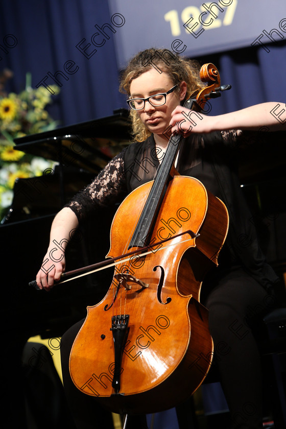 Feis05022018Mon24 
 24
Grace Coughlan from Fermoy giving a Gold winning performance. 
 Instrumental Music Class: 246: Violoncello Concerto One Movement from a Concerto; Feis Maiti 92nd Festival held in Fr. Matthew Hall. EEjob 05/02/2018 Picture: Gerard Bonus.