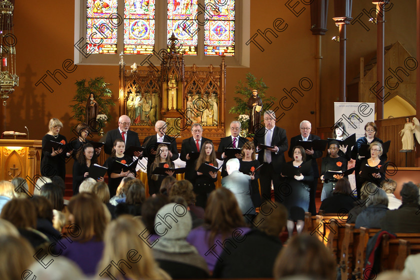 Feis04022018Sun46 
 46~ 48
Castlemartyr Choir conducted by Toms  Tuama 
 Holy Trinity Capuchin Church Adult Choirs Class: 76: The Wm. Egan Perpetual Cup Adult Sacred Choral Group or Choir Feis Maiti 92nd Festival held in Fr. Matthew Hall. EEjob 02/02/2018 Picture: Gerard Bonus.