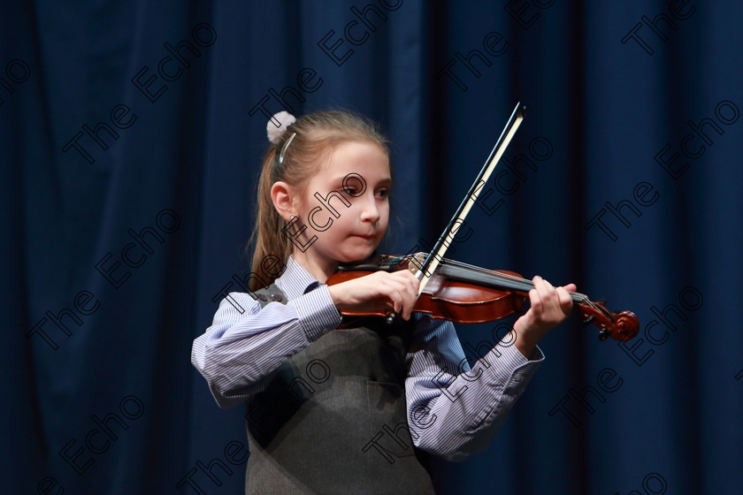 Feis0402109Mon18 
 18~19
Sophie Lavananta performing set piece.

Class: 242: Violin Solo 8 Years and Under (a) CarsePetite Reverie (Classical Carse Bk.1) (b) Contrasting piece not to exceed 2 minutes.

Feis Maiti 93rd Festival held in Fr. Matthew Hall. EEjob 04/02/2019. Picture: Gerard Bonus