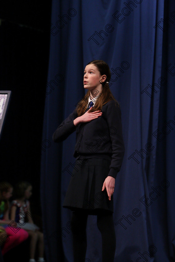 Feis28022018Wed20 
 20
Ciara OBrien performing Quiet from Matilda The Musical.
 Class: 114: The Altrusa Club of Cork Perpetual Trophy Solo Action Song 10 Years and Under Section 1 Feis Maiti 92nd Festival held in Fr. Mathew Hall. EEjob 27/02/2018 Picture: Gerard Bonus.