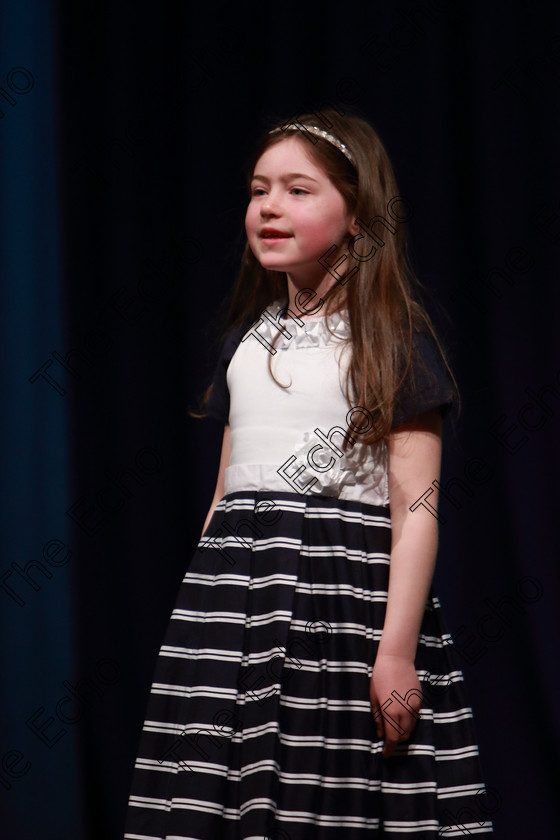 Feis30032019Sat20 
 20
Elsie Mullins performing

Class: 368: Solo Verse Speaking Girls 7 Years and Under Section 4 Either: The Mermaid Theresa Heine or Night Ride Celia Warren.

Feis Maiti 93rd Festival held in Fr. Mathew Hall. EEjob 30/03/2019. Picture: Gerard Bonus