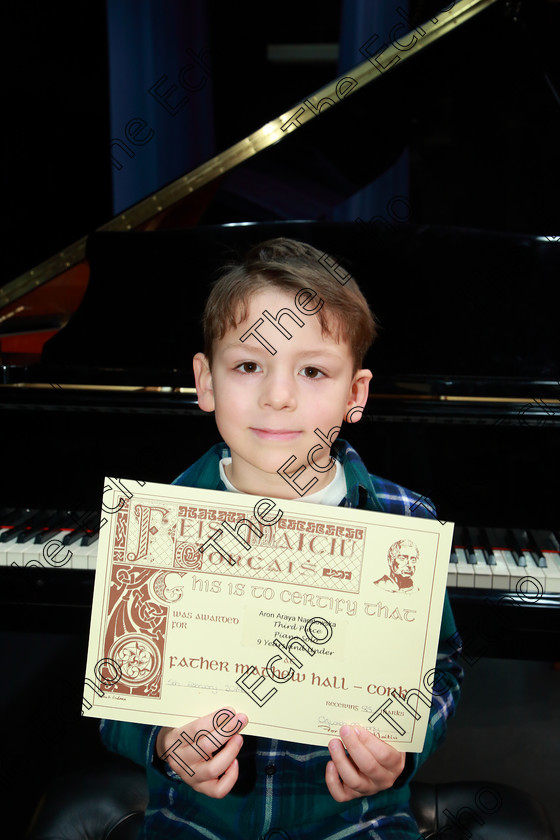 Feis05022019Tue13 
 13
3rd place Aron Araya Naratowska from Douglas.

Class: 187: Piano Solo 9 Years and Under Confined Two contrasting pieces not exceeding 2 minutes.

Feis Maiti 93rd Festival held in Fr. Matthew Hall. EEjob 05/02/2019. Picture: Gerard Bonus