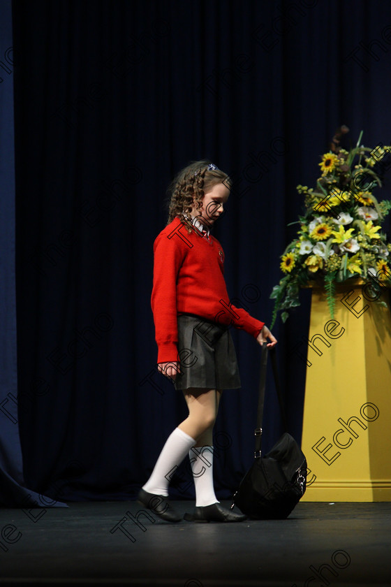 Feis14032018Wed22 
 21~22
Sophie Bermingham giving a Bronze Medal performance of The Fairy Queen. 
 Speech and Drama Class: 328: The Fr. Nessan Shaw Memorial Perpetual Cup Dramatic Solo 10 Years and Under Section1Feis Maiti 92nd Festival held in Fr. Mathew Hall. EEjob 14/03/2018 Picture: Gerard Bonus.