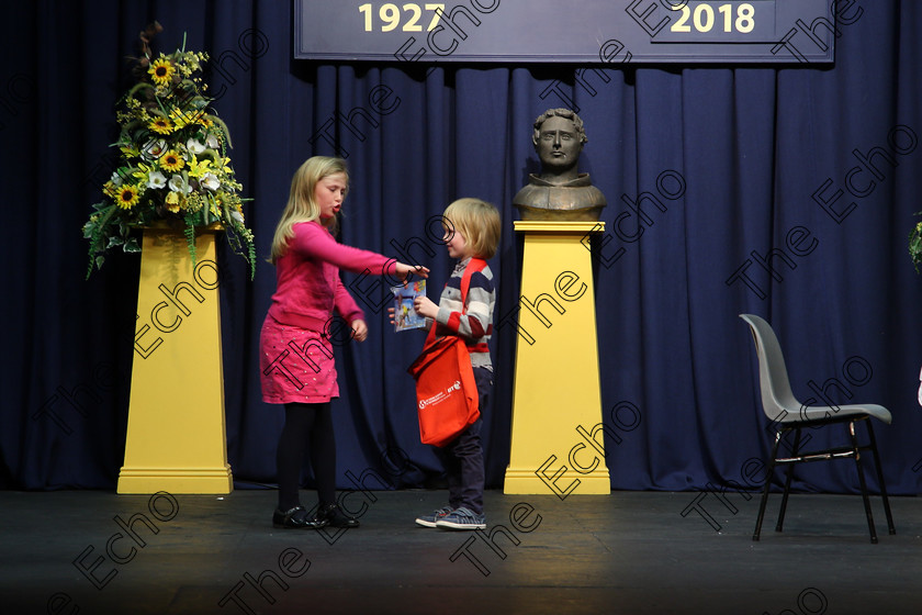 Feis14032018Wed40 
 38~42
Ella, Pascal and Lucia McCarthy from Bandon performed in Speech and Drama Class: 596: Family Class Feis Maiti 92nd Festival held in Fr. Mathew Hall. EEjob 14/03/2018 Picture: Gerard Bonus.