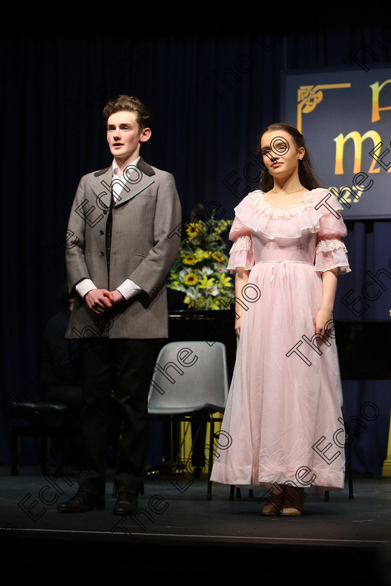 Feis15032018Thu25 
 25~26
Peter Long and Abi Murphy performing 16 going on 17 from The Sound of Music.
 Speech and Drama Class: 336: The Trevor Ryan Perpetual Cup Musical Drama Duo18 Years and Under Feis Maiti 92nd Festival held in Fr. Mathew Hall. EEjob 15/03/2018 Picture: Gerard Bonus.