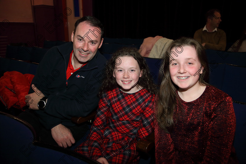 Feis04042019Thu09 
 9
Performer Grace Angland from Glenflesk with her Dad Eddie and Sister Colleen.

Ceol agus Amhrnaocht Traidisinta

Feis Maiti 93rd Festival held in Fr. Mathew Hall. EEjob 04/04/2019. Picture: Gerard Bonus