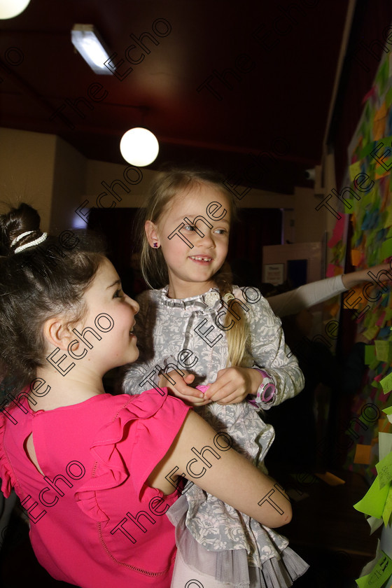 Feis24032018Sat75 
 75~76
Performer Lily McCarthy from Ovens with Zara Heffernan.
 Speech and Drama Class: 312: Dramatic Duo 10 Years and Under Feis Maiti 92nd Festival held in Fr. Mathew Hall. EEjob 24/03/2018 Picture: Gerard Bonus