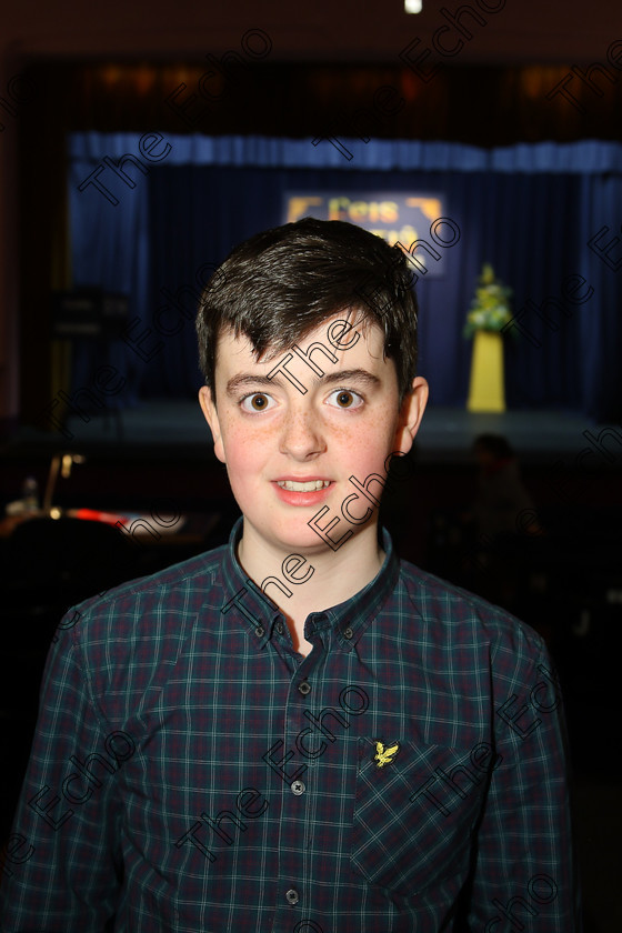 Feis22032018Thu41 
 41
Performer Darragh McGee from Glanmire .
 Labhairt na Filocht agus Mreanna Drmaochta Class: 514: Bharslabhairt 13 Bliana DAois N Faoina Feis Maiti 92nd Festival held in Fr. Mathew Hall. EEjob 22/03/2018 Picture: Gerard Bonus