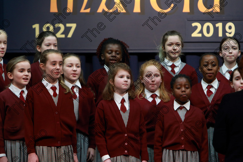 Feis01032019Fri13 
 11~15
2nd place St. Josephs Girls Choir, Clonakilty singing Golden Slumbers.

Class: 84: The Sr. M. Benedicta Memorial Perpetual Cup Primary School Unison ChoirsSection 2 Two contrasting unison songs.

Feis Maiti 93rd Festival held in Fr. Mathew Hall. EEjob 01/03/2019. Picture: Gerard Bonus