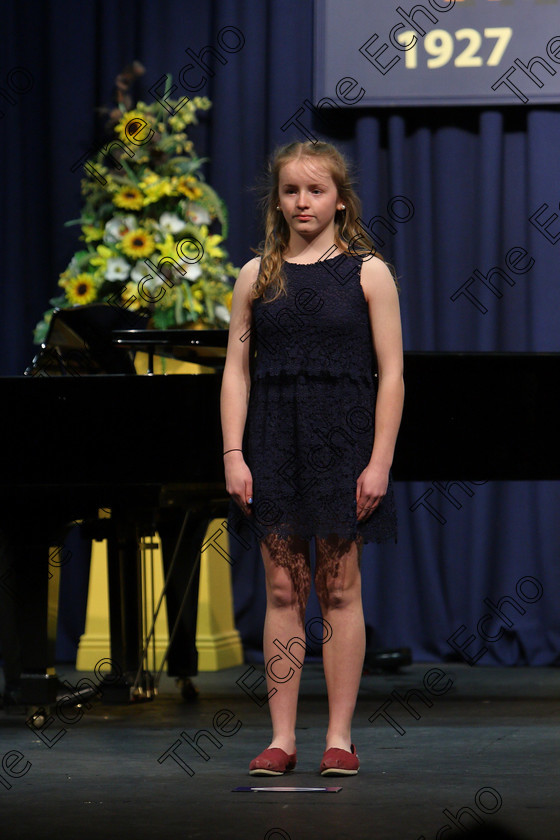 Feis05032018Mon26 
 26
Michelle ODonohoe performing
 Singing and School Choirs Class: 53: Girls Solo Singing 13 Years and Under Section 2 Feis Maiti 92nd Festival held in Fr. Mathew Hall. EEjob 05/03/2018 Picture: Gerard Bonus.