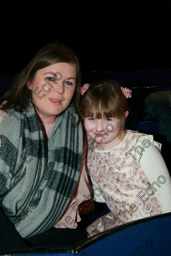 Feis24022018Sat18 
 18
Performer Amy Wall Kennedy from Courtmacsherry with her mum Orla Wall.
 Speech and Drama Class: 369: Solo Verse Speaking Girls 6 Years and Under Section 3 Feis Maiti 92nd Festival held in Fr. Mathew Hall. EEjob 24/02/2018 Picture: Gerard Bonus.