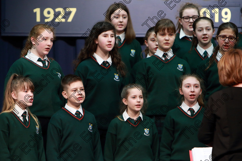 Feis27022019Wed38 
 37~38
Cashel Community School singing Crocodile by Peter Jenkins conducted by Helen Colbert.

Class: 83: The Loreto Perpetual Cup Secondary School Unison Choirs

Feis Maiti 93rd Festival held in Fr. Mathew Hall. EEjob 27/02/2019. Picture: Gerard Bonus