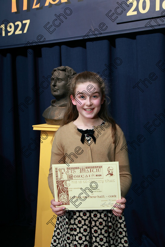 Feis21022018Wed57 
 57
Joint 3rd place Mia Jones from Kilworth.
 Speech and Drama Class: 327: The Hartland Memorial Perpetual Trophy Dramatic Solo12 years and under section 3 Feis Maiti 92nd Festival held in Fr. Mathew Hall, EEjob 21/02/2018 Picture: Gerard Bonus.