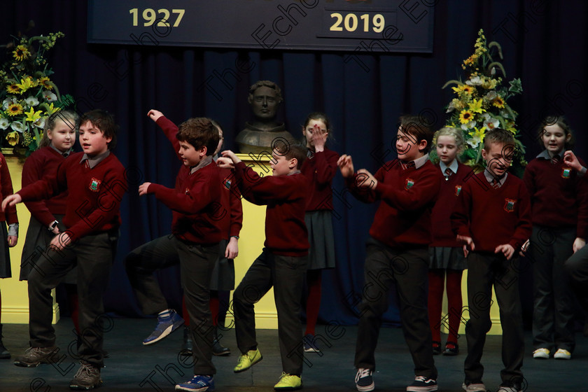 Feis13032019Wed17 
 15~19
Timoleague National School performing.

Feis Maiti 93rd Festival held in Fr. Mathew Hall. EEjob 13/03/2019. Picture: Gerard Bonus. 
Class: 486Action Verse The William OSullivan Memorial Perpetual Cup4thClass (a) Skeleton House Laurence Smith (b) Own Choice.1