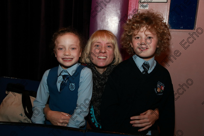 Feis29012018Mon25 
 25
Cillian Murphy performed in the U 10 class and his sister Caoimhe performed in the 8 years and under class pictured with their Aunt Carol Quigley from Blackrock.
 EEjob 29/01/2018 
Feis Maiti 92nd Festival held in Fr. Matthew Hall 
Picture: Gerard Bonus

Instrumental Music
Class 241 Violin Solo 10 years and Under