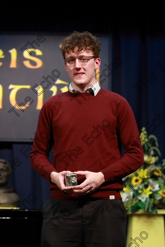 Feis13022019Wed41 
 41
Bronze Medallist from Dublin.

Class: 202: The Frank Lacey Memorial Perpetual Shield Senior Brass Programme not to exceed 12 minutes.

Feis Maiti 93rd Festival held in Fr. Mathew Hall. EEjob 13/02/2019. Picture: Gerard Bonus