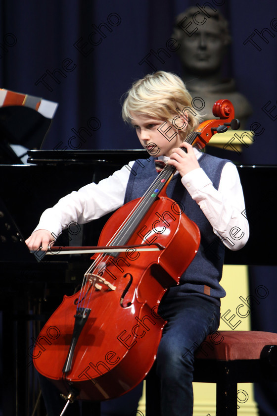 Feis01022019Fri31 
 31
Franciszek Jabkiewicz from Blarney giving a Bronze Medal performance.

Class: 251: Violoncello Solo 10 Years and Under (a) Carse  A Merry Dance. 
(b) Contrasting piece not to exceed 2 minutes.

Feis Maiti 93rd Festival held in Fr. Matthew Hall. EEjob 01/02/2019. Picture: Gerard Bonus