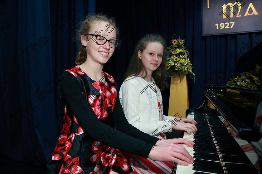 Feis31012018Wed16(1) 
 16
Eva Crowley and Ellen OConnell from Riverstick and Glanmire performed in Piano Duet Class: 173: 14 years and under.
 Feis Maiti 92nd Festival held in Fr. Matthew Hall. EEjob 31/01/2018 Picture: Gerard Bonus