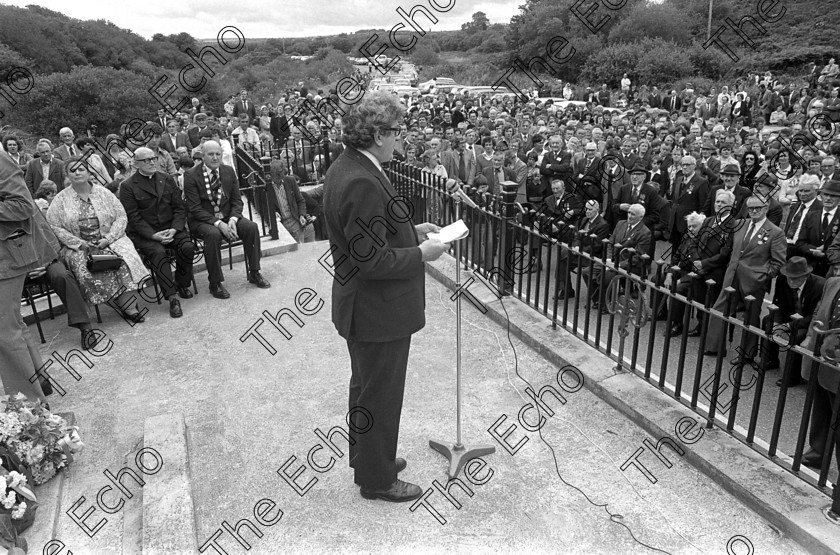 1383689 
 Dr Garrett Fitzgerald, Michael Collins Commemoration August 20th 1978. Ref 220/172 neg no.26.