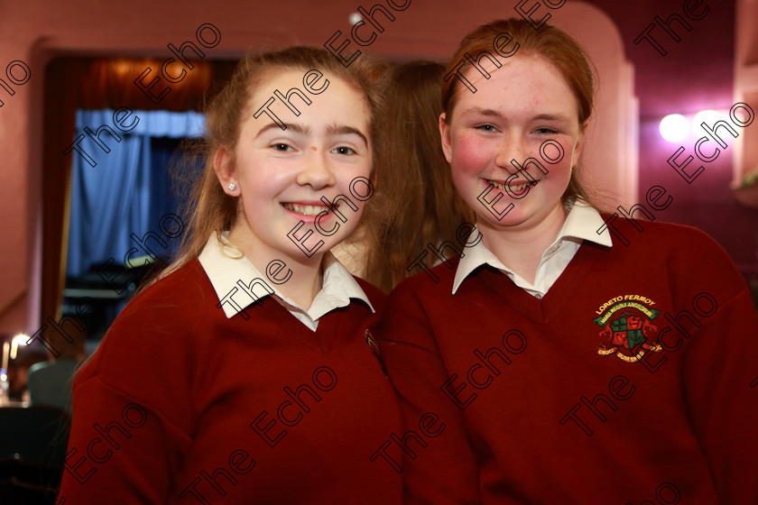 Feis27022019Wed49 
 49
Sarah OConnell and Aoibhnn Kiely from Loreto Fermoy.

Class: 83: The Loreto Perpetual Cup Secondary School Unison Choirs

Feis Maiti 93rd Festival held in Fr. Mathew Hall. EEjob 27/02/2019. Picture: Gerard Bonus