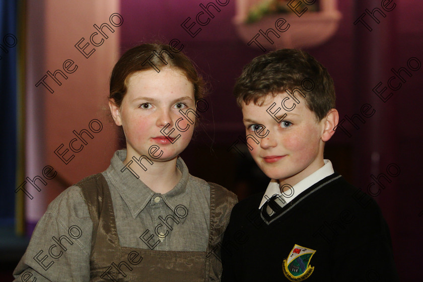 Feis19022018Mon51 
 51
Vivienne Gleeson from Midleton performed Eclipsed pictured with her brother Senan.
 Speech and Drama Class: 326: The James ODonovan Memorial Perpetual Cup
 Dramatic Solo 14 Years and Under Section 1 Feis Maiti 92nd Festival held in Fr. Mathew Hall. EEjob 19/02/2018 Picture: Gerard Bonus.