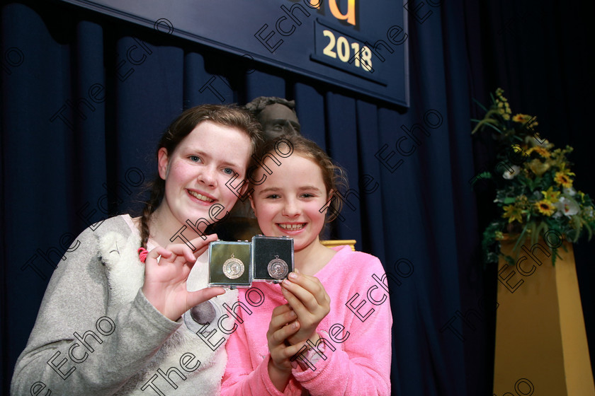 Feis12032018Mon62 
 62
Lucy Dorney and Sarah Higgins took Bronze Medals for their performance of The Roof Speech and Drama Class: 311: Dramatic Duo 12 Years and Under Section 1 Solo Feis Maiti 92nd Festival held in Fr. Mathew Hall. EEjob 12/03/2018 Picture: Gerard Bonus