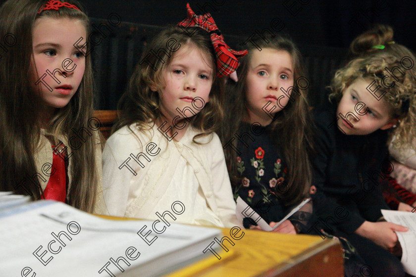 Feis24022018Sat36 
 36
Performers backstage Kayla-Rose ORiordan, Neasa Randles, Mai Morressy and Thea Barry.
 Speech and Drama Class: 369: Solo Verse Speaking Girls 6 Years and Under Section 3 Feis Maiti 92nd Festival held in Fr. Mathew Hall. EEjob 24/02/2018 Picture: Gerard Bonus.