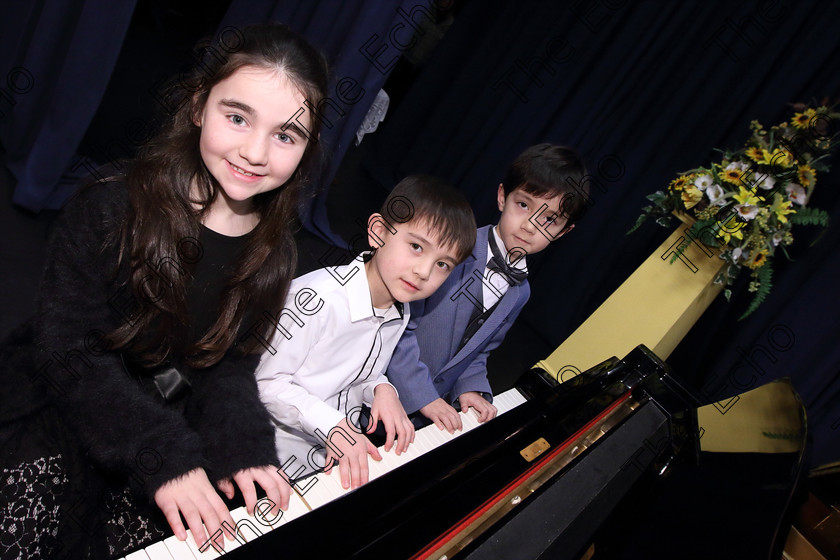 Feis01022019Fri16 
 16
Jessica McCrohan, Kevin Foster and 6 year old David Condon just after their performances.

Class: 167: Piano Solo: 8Years and Under (a) Schumann  Wilder Reiter (Album for the Young, Op.68). (b) Contrasting piece of own choice not to exceed 2 minutes.
 Feis Maiti 93rd Festival held in Fr. Matthew Hall. EEjob 01/02/2019. Picture: Gerard Bonus