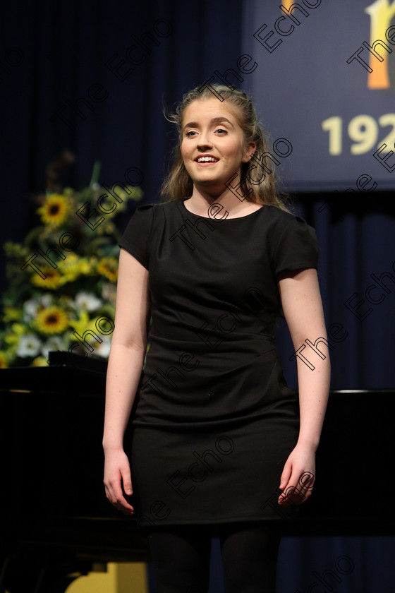 Feis05032018Mon50 
 50
Lily OConnell from Blarney Street performing.
 Singing and School Choirs Class: 51: The Mollie Petrie Memorial Cup Girls Solo Singing 18 Years and Under Feis Maiti 92nd Festival held in Fr. Mathew Hall. EEjob 05/03/2018 Picture: Gerard Bonus