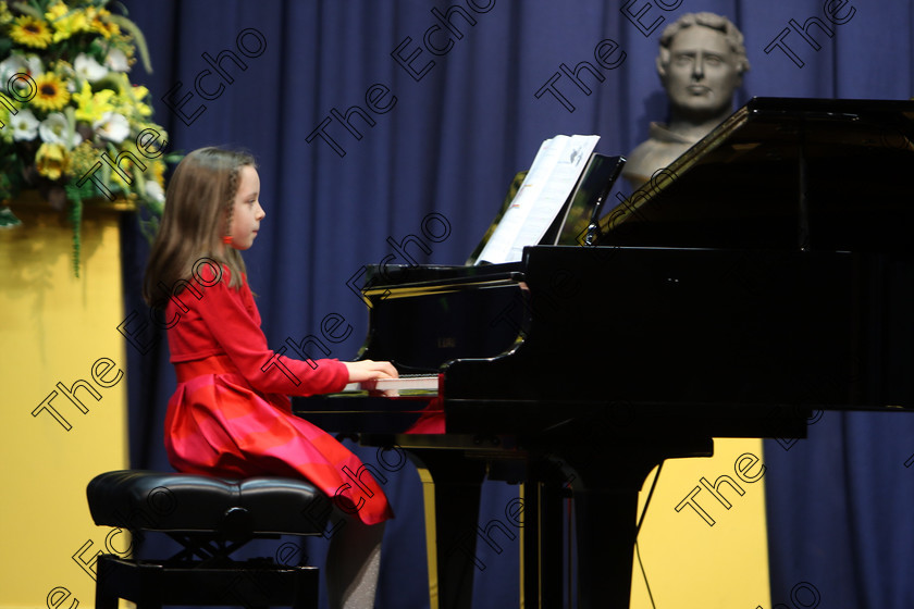 Feis02022018Fri18 
 18
Meadbh Riordan performing.
 Instrumental Music Class: 187: Piano Solo 9 Years and Under Confined Feis Maiti 92nd Festival held in Fr. Matthew Hall. EEjob 02/02/2018 Picture: Gerard Bonus.