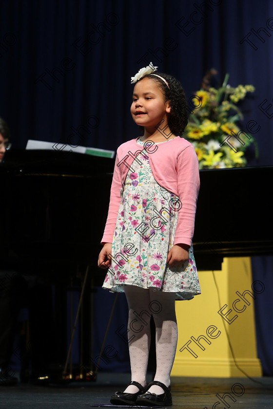 Feis27032018Tue28 
 28
Bronze Medal for Sophia Considine singing backed by Accompanist Michael Young.
 Singing Class: 56: 7 Years and Under Crawley The Penguin Dance Feis Maiti 92nd Festival held in Fr. Mathew Hall. EEjob 27/03/2018 Picture: Gerard Bonus