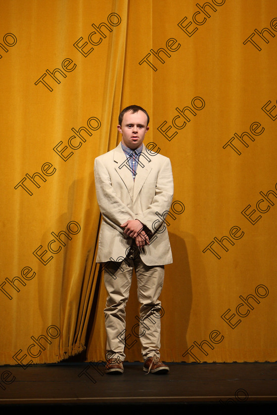 Feis16032018Fri54 
 54~55
Jack Barry from Kilbrittain performing as Forrest Gump in The Liam Mulcahy Perpetual Cup Victorian Drama A solo scene from any film or TV drama adapted for stage. 
 Feis Maiti 92nd Festival held in Fr. Mathew Hall. EEjob 16/03/2018 Picture: Gerard Bonus.