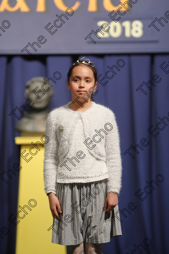 Feis25032018Sun03 
 3
Miah Danella performing.
 Speech and Drama Class: 365: Solo Verse Speaking Girls 10 Years and Under Section 5 Feis Maiti 92nd Festival held in Fr. Mathew Hall. EEjob 25/03/2018 Picture: Gerard Bonus