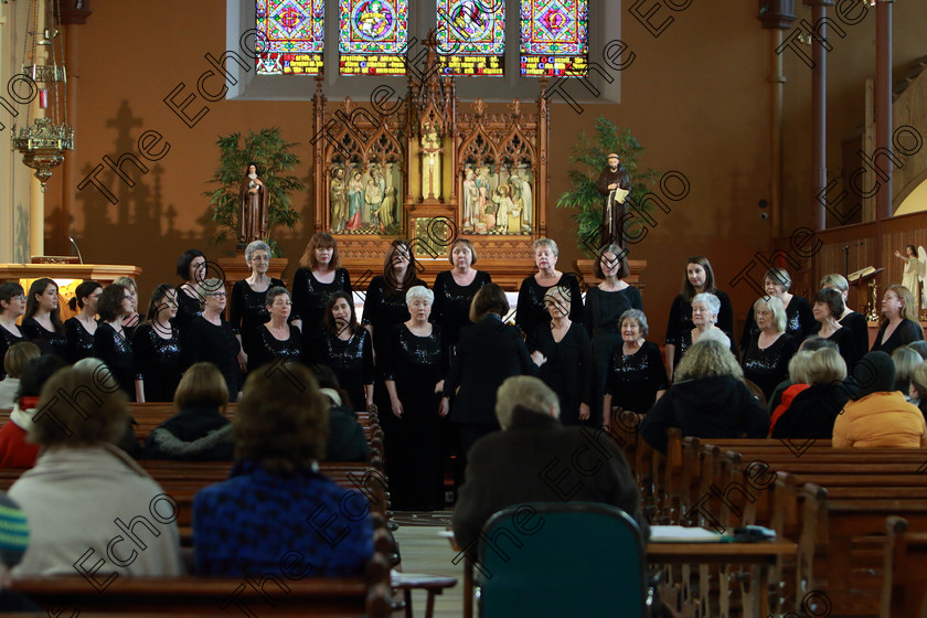 Feis0302109Sun50 
 47~51
The Voices Killeagh singing Ships of Arcady Conducted by Mary Padder Daly.

Class: 79: The Holy Trinity Perpetual Cup Chamber Choirs Two Contrasting Songs.

Feis Maiti 93rd Festival held in Fr. Matthew Hall. EEjob 03/02/2019. Picture: Gerard Bonus.