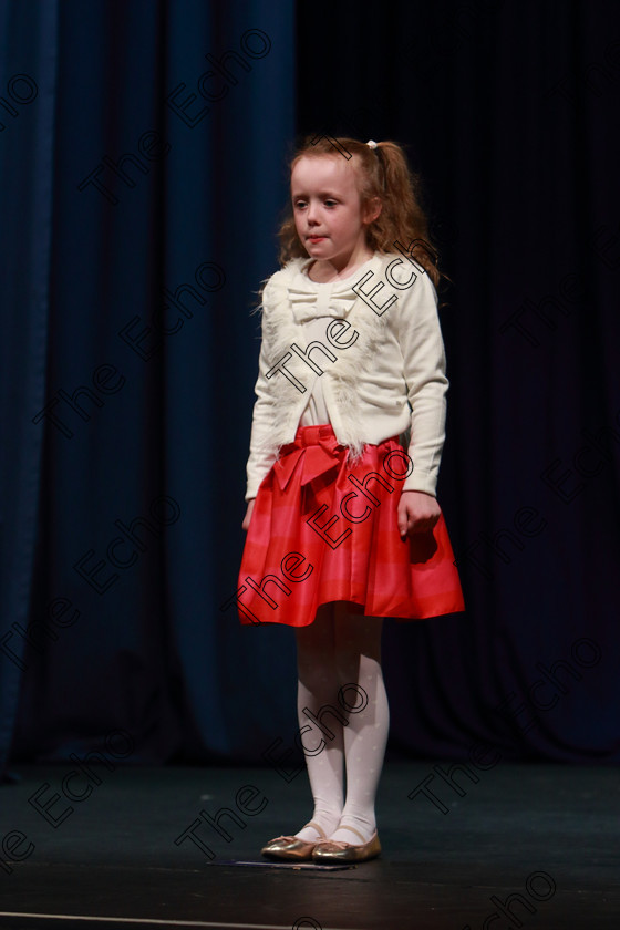 Feis31032019Sun23 
 23
1st time performer Clara OBrien from Rathcooney

Class: 369: Solo Verse Speaking Girls 6 Years and Under Section 3 Either Ice Cone Island Bernard Lodge or Night Fright Marian Swinger.

Feis Maiti 93rd Festival held in Fr. Mathew Hall. EEjob 31/03/2019. Picture: Gerard Bonus