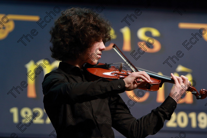 Feis0602109Wed06 
 5~6
Luke OSullivan performing.

Class: 258: Viola Solo 14Yearsand Under (a) Bridge  Spring Song from, 10 Pieces for Viola & Piano Vol.2 (Thames). (b) Contrasting piece not to exceed 4 minutes.

Feis Maiti 93rd Festival held in Fr. Matthew Hall. EEjob 06/02/2019. Picture: Gerard Bonus