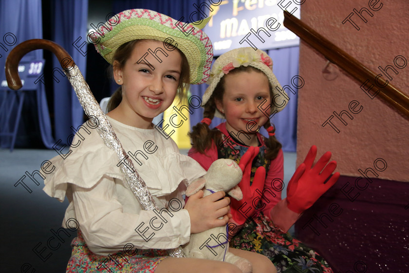 Feis20032018Tue45 
 43~46
Silver Medallists Laura Coomey and Tamara Moynihan from Grange Ovens for their performance of Mary Lamb and Mary, Mary Quite Contrary.
 Speech and Drama Class: 313: Dramatic Duo 8 Years and Under Feis Maiti 92nd Festival held in Fr. Mathew Hall. EEjob 20/03/2018 Picture: Gerard Bonus.